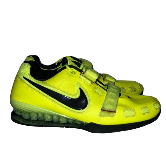 Nike Romaleos 2 Weightlifting Shoes Mens Size 11 Volt Green Black 476927-730 main image 6